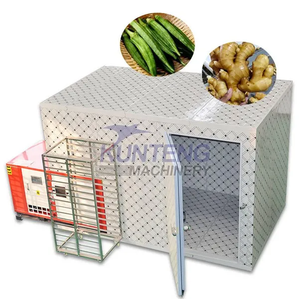 Máquina de secagem de quiabo frutado, Máquina de secagem de chips de gengibre, Linha de produção de secagem de gengibre EPC