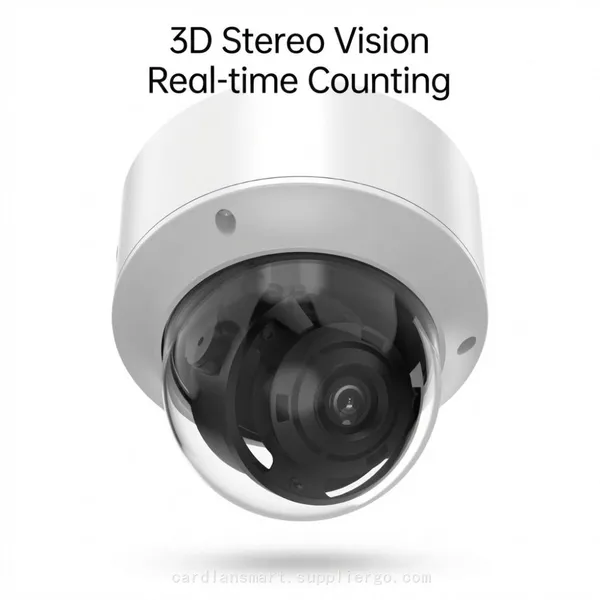 CARDLAN CL-D56 Dome People Counting Camera AI-Powered Ceiling Mount Visitor Counter for Retail Foot Traffic Analytics
