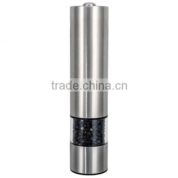 Amazon Top Seller Automatic Stainless Steel Spice Pepper Salt Grinders