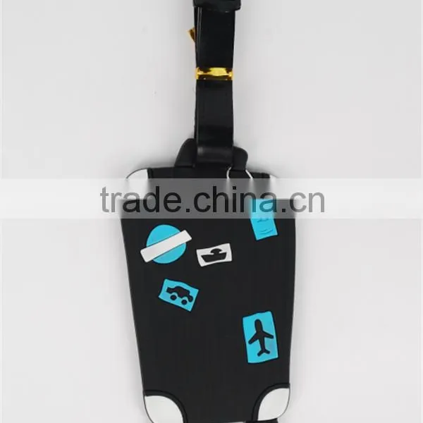 China Factory Custom Soft Pvc Luggage Tag With Promotion Gifts photo-6