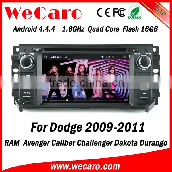 Wecaro WC-JC6235 Android 4.4.4 Gps Navigation Touch Screen for Dodge Charger Touch Screen Radio 2009 2010 2011 Bluetooth photo-5