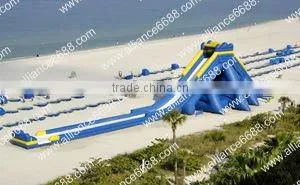 Pvc Inflatable Long Dragon Water Slide photo-2
