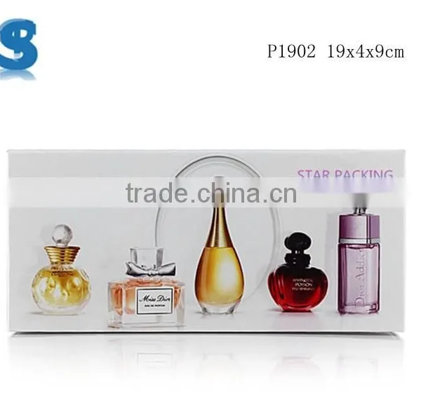 French Upper Classes Charming Lady Design UV Printed Art Paper Covered Perfume Gift Packaging Box With Die Cut EVA Insert P1902 photo-3