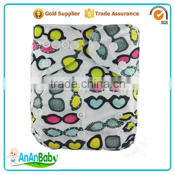 AnAnBaby Unisex Underwear Fitted Cloth Diaper Modern Kids Nappies photo-3