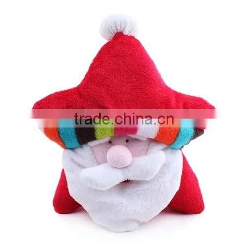 Star Shaped Christmas Plush Pet Toys With Squeaker Inside /Soft Pet Toys of Christmas Theme photo-3