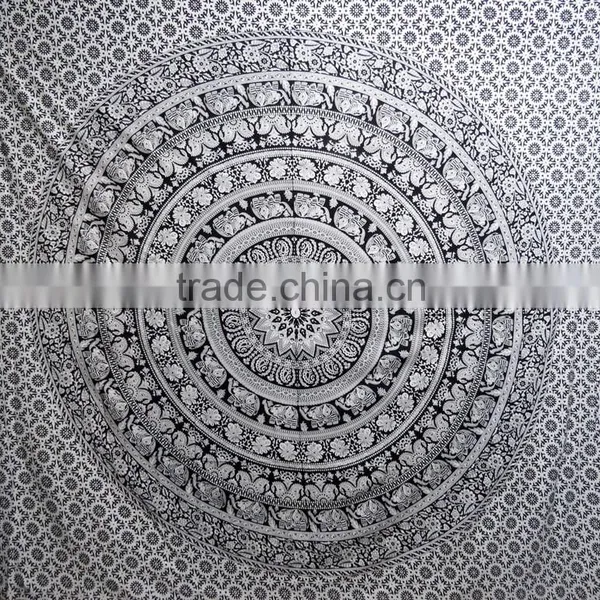 Mandala Printed Tapestry Custom Bed Sheets photo-3