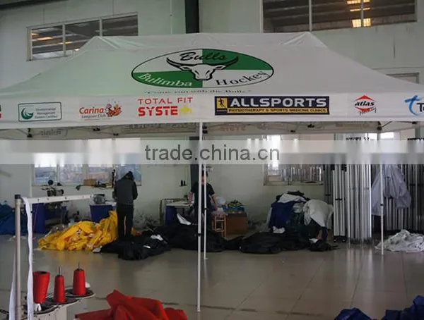 Folding Gazebo 10x10 ft Digital Printing 300g Polyester With Pvc Coating photo-4