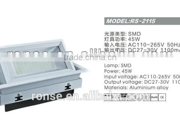 Ronse Professional Led Manufacturer Recessed Smd Grille Light(RS-2115) photo-2