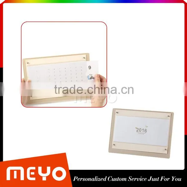 Fancy Calandar, Desktop Calendar, Paper Standing Yearly Calendar, 2016 Calendar photo-4