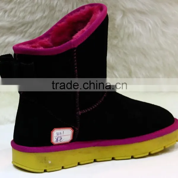 2016 HFUGG Snow Boots With Thick Fur Linging and Nonslip Outsole Warm Boots