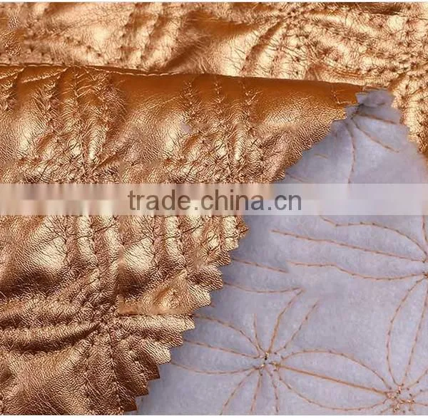 Flexible and Tough Waterproof Faux Leather Upholstery Fabric PVC Leather photo-3