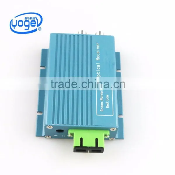 Support Analog Signal and Digital tv Optical Fiber FTTH CATV WDM Receiver With Agc photo-2