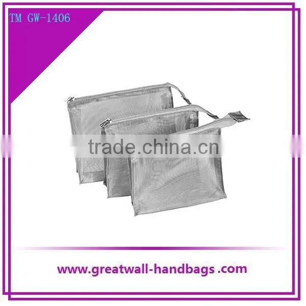 Nice Quality Pink Color With Glossy PVC Cosmetic Bag Quality Choice photo-5