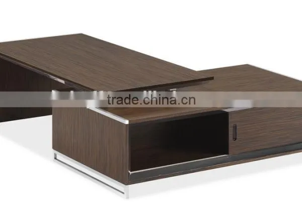 CT-29 CT-29 Stainless Steel Wood Modern Coffee Table photo-2