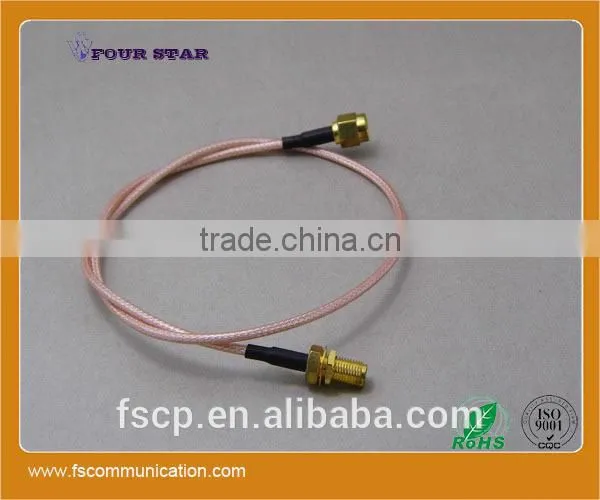 RG316 Cable Assembly With SMA RP-Female Bulkhead to SMA RP-Male Connector photo-6