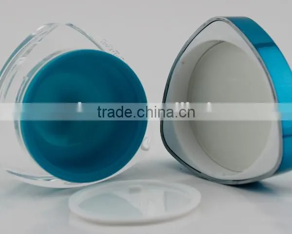 Acrylic Jar Bule Acrylic Empty Jar for Cream