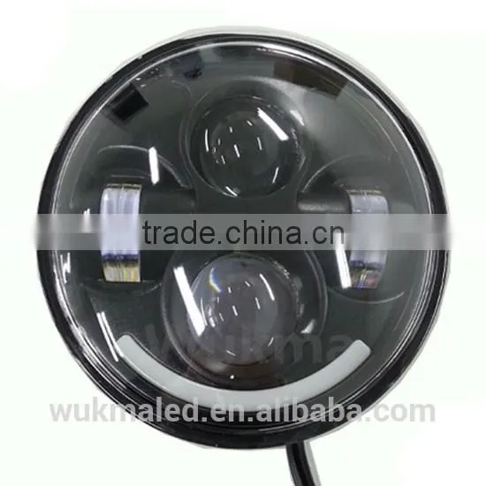 5.75Inch Motorcycle Led Headlights Projector Daymaker Replace Hid Kit For Harley photo-4