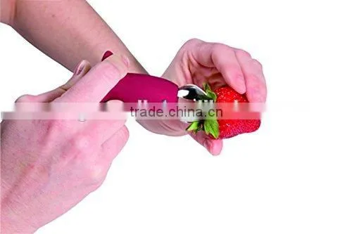 Strawberry Huller,Red,Manual Seeder photo-2