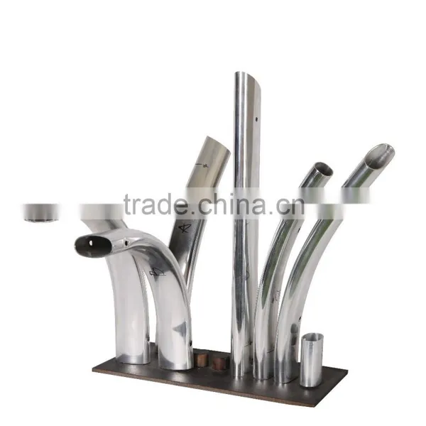 OEM Custom Aluminum Tube Bending Fabrication, Precise Extrude Aluminium Anodize Tube for Stroller Handle Sports Tooks Etc