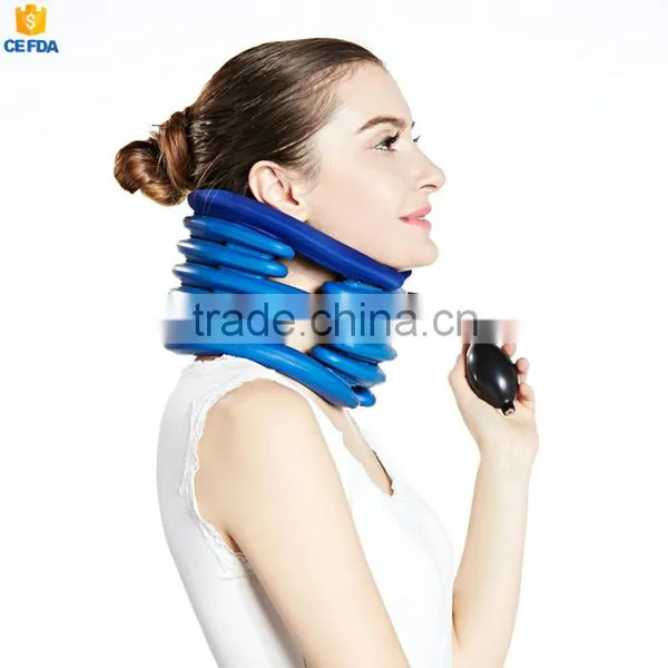 Inflatable Air Neck Traction, Soft Air-pump Neck Traction Cervical Collar, Cervical Traction Device photo-2