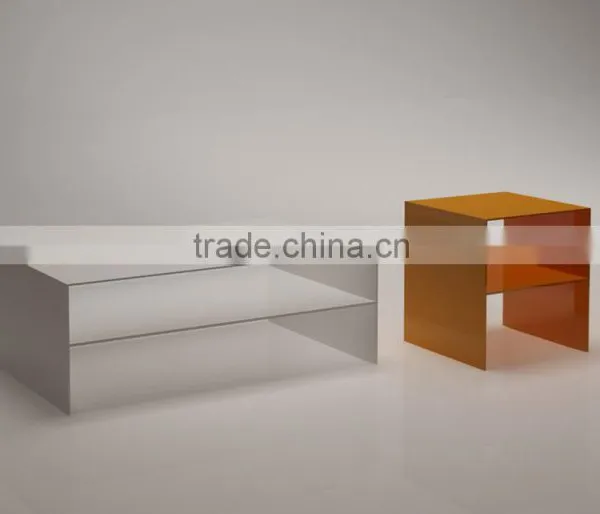 Italian Modern Wooden Coffee Table (T-83A & B) photo-2
