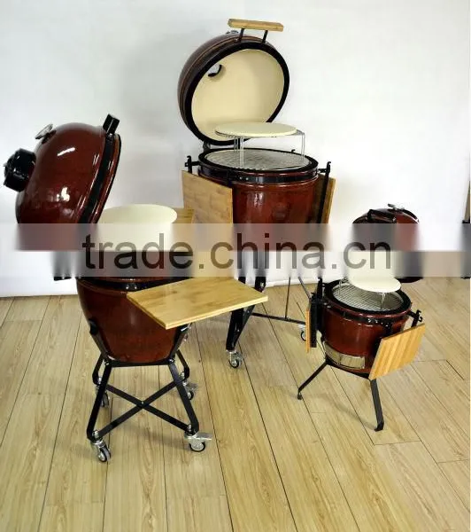 Glossy Glazed Ceramic Kamado Grill