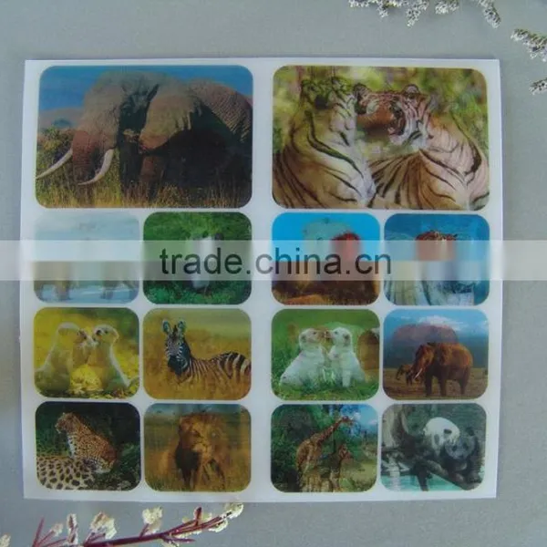 China Factory Custom Home Decor 3D Lenticular Sticker photo-2
