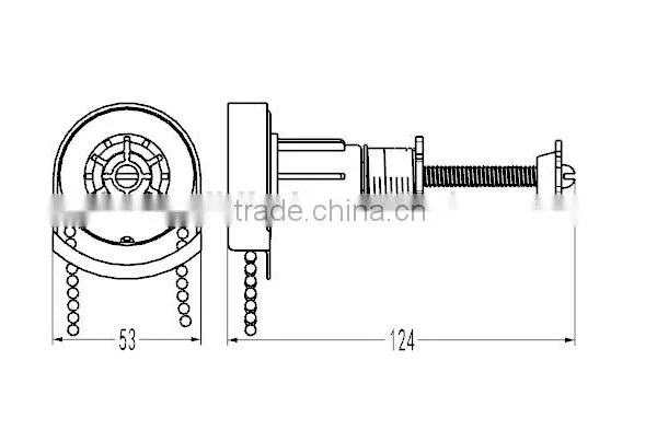 32mm Bead Curtain Spring Roller System photo-2