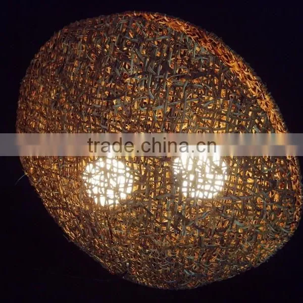 2015 Modern Brown Rattan Table Lamp/Light photo-5