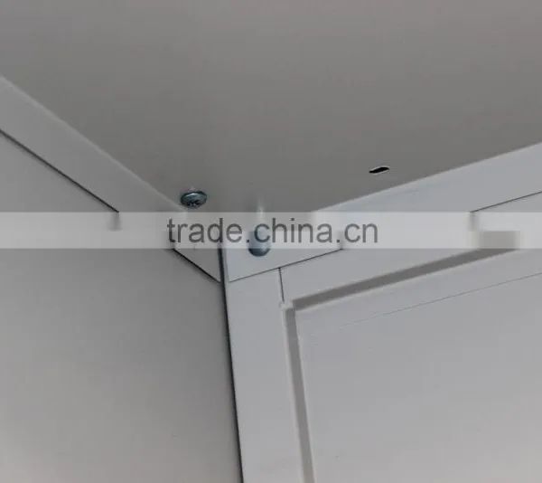Fair Price 2 Door Custom Divider Bar Metal Wardrobe With Lock photo-3