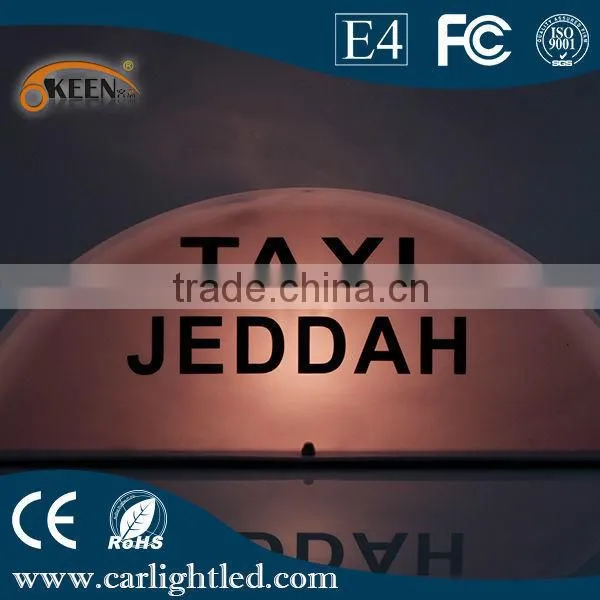 12V LED Taxi Top Light for Roof Advertising, Can Custom