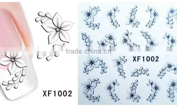 2016 Newest XF Series Water Nail Art Sticker Transfer Printing Water Decals Nail Art Decoration Quality Choice photo-3