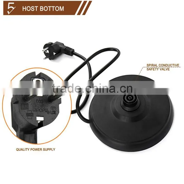 110V or 220v 2L Large Capacity Stainless Steel Electric Kettle Double Anti Hot Kettle Automatically Broken Electric Kettle photo-6