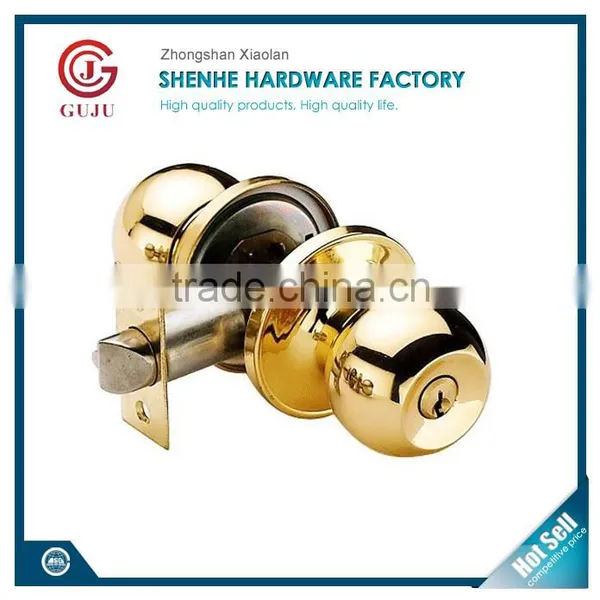 Double Brass Cylinders Office and Institution Use Entry Double Exterior Doors Locks photo-4