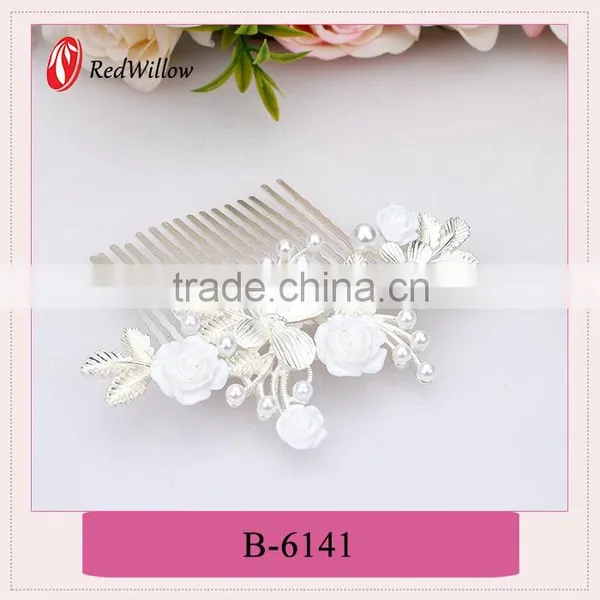 High Qulity Fashion Alloy Butterfly Hair Claw,hair Claw Clips With Flower Printing,peacock Hair Claws photo-5