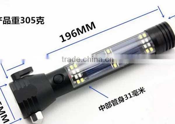 Rechargeable Solar Light Usb Rechargeable Solar Led Torch Flashlight photo-3