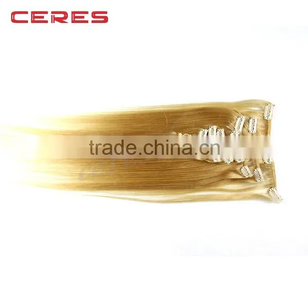2016 Human Hair Products Best Selling New Style Clip in Hair Extension photo-5