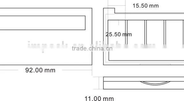 Newest Eyeshadow Packaging Square Black Plastic Containers photo-4
