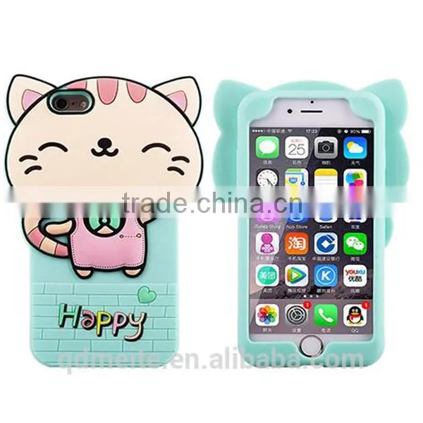 2016 High Quality Cute Cartoon Silicone Cell Phone Case for Iphone 6 6s photo-5