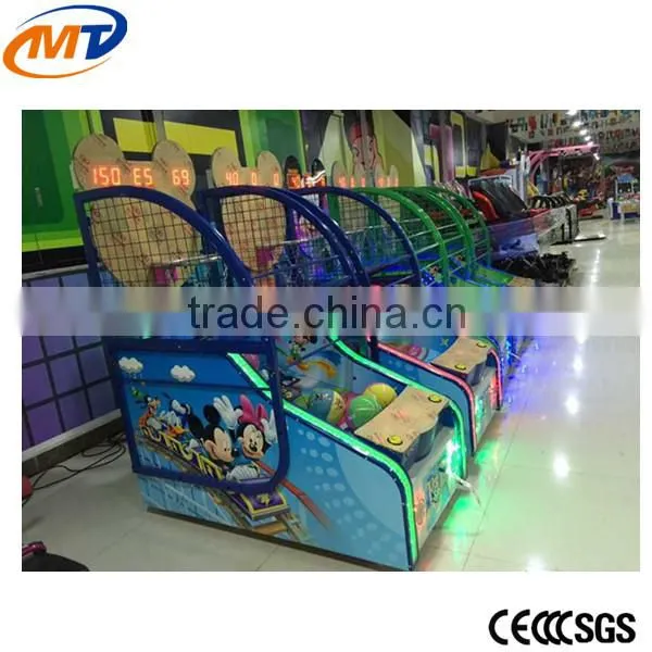 2016 New Indoor Amusement Park Center Equipment Arcade Children Kids /Coin Operated Basketball Shooting Game Machine With CE photo-3