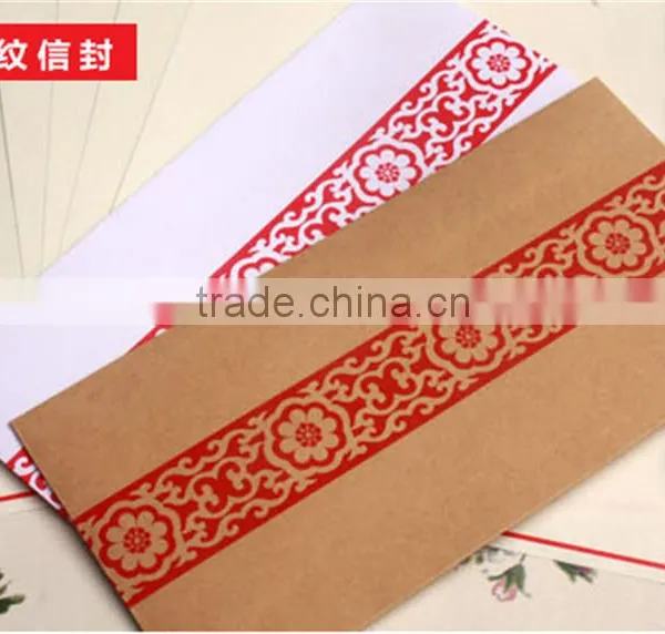 Chinese Style 120g Kraft Paper Envelopes 110*220mm photo-4