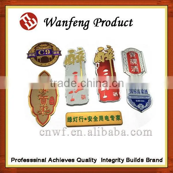 Hot Sell High Quality Red Wine Label Adhensive Metal Wine Label Factory photo-5