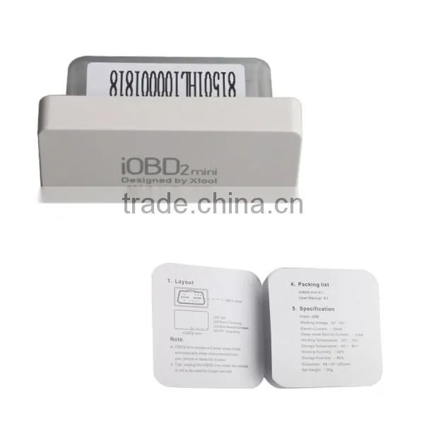 New Arrival Original IOBD MINI Bluetooth OBD2 Interface Works On Android/IOS XTool IOBD2 MINI Better Than ELM327 Free Shipping photo-6