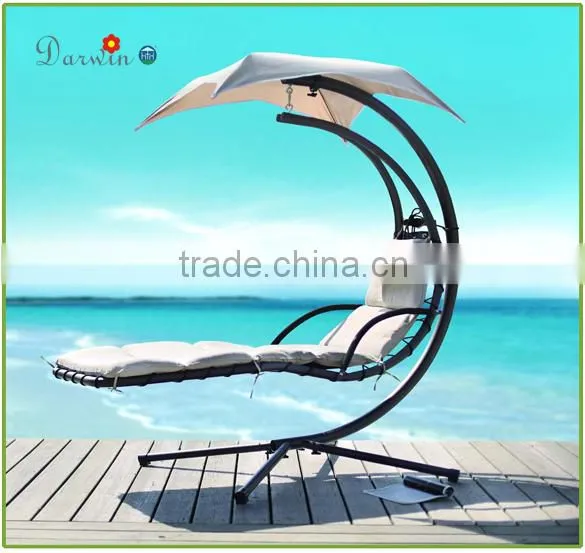 PE Wicker Rattan Outdoor Gazebo Swing photo-5