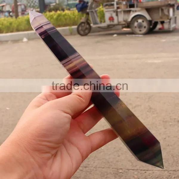Hot Sale Fluorite Crystal Points Rock Quartz photo-2