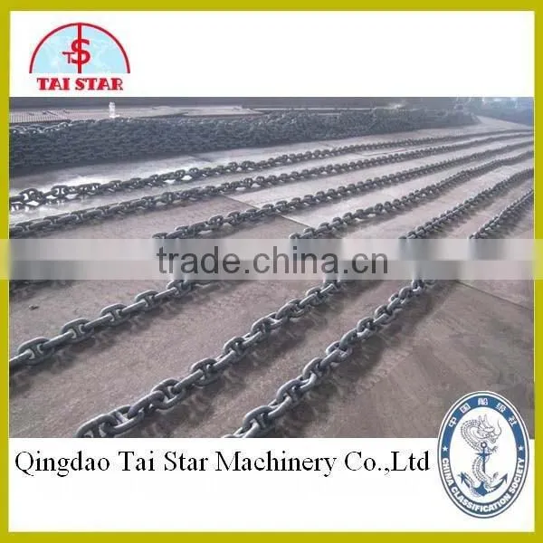 Black Painted Welded Marine Anchor Chain for Ship photo-3