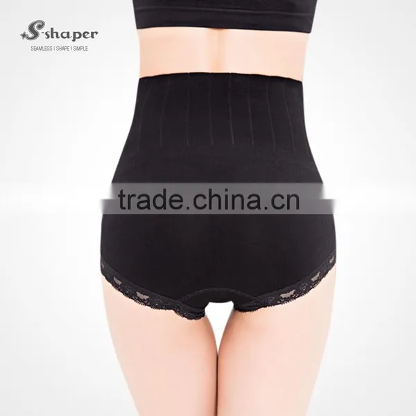 S-SHAPER OEM Service Women's High Waisted Tummy Control Briefs Body Shaper Pants photo-3