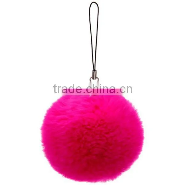 Natural Beautiful Rabbit Fur Ball for Toys photo-3