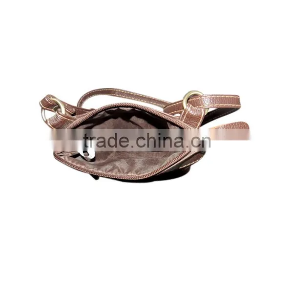 Leather Sling Bag Black Color. Genuine Leather photo-4