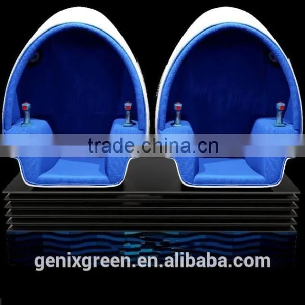 Innovative Products 2016 Interactive 9d VR Simulator 9d Egg vr Cinema Equipment 9D VR for Super Mall photo-4
